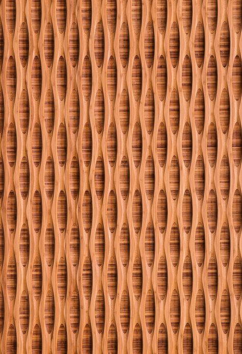 Reveal™ Collection - Plyboo Architectural Bamboo Wall Panels Bamboo Palm, Bamboo Ceiling, Bamboo Texture, Bamboo Panels, Home Panel, Basement Ceiling, Orange Decor, Geometric Textures, Bamboo Wall