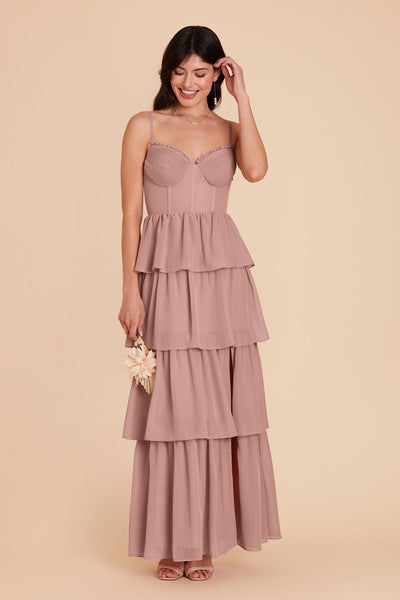 Mulberry Bridesmaid Dresses, White Dresses For Sale, Mauve Bridesmaid Dress, Taupe Bridesmaid Dresses, Bridesmaid Dress Chiffon, Blush Pink Bridesmaid Dresses, Ruffle Tiered Dress, Champagne Bridesmaid Dresses, Pink Bridesmaid Dress