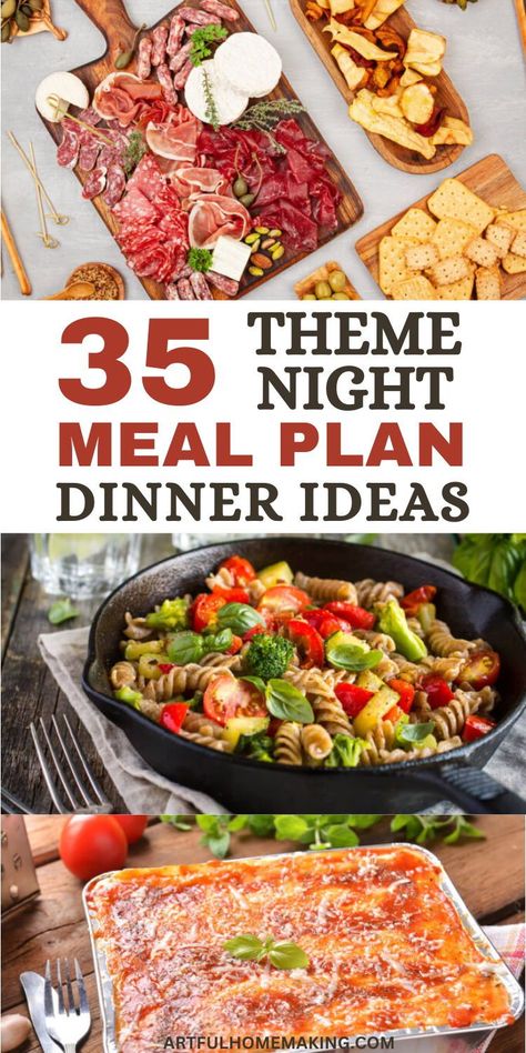 Dinner Iseas, Family Dinner Night, Meal Planning Menus, Ham And Beans, Meal Planning Template, Fun Salads, Dinner Plan, Dinner Themes, Frugal Meals