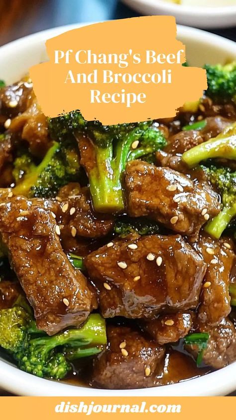 Pf Chang’s Beef And Broccoli Recipe – Dish Journal Crispy Beef And Broccoli, Beef And Broccoli Sauce, Beef With Broccoli Recipe, Broccoli Sauce, Beef And Broccoli Recipe, Pf Chang, Asian Meals, Crispy Beef, Pf Changs