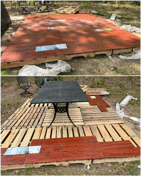 More Ideas @... - Pallet Wood Projects Pallet Couch Outdoor, Pallet Wood Ideas, Pallet Patio Decks, Wood Pallet Ideas, Pallet Wood Projects, Pallets Furniture, Patio Decks, Outdoor Pallet Projects, Diy Pallet Couch