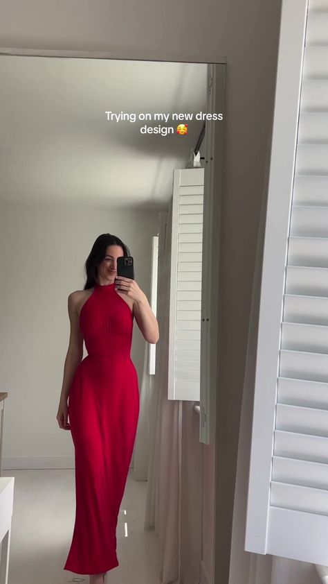 Red Modest Dress, Tiktok Dress, Dress Tiktok, Elegant Red Dress, Real Fashion, Dress Corset, Elegant Outfits, Modest Dress, Elegant Red