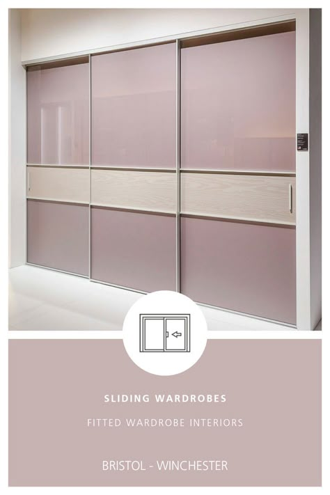 Sliding Door Wardrobe Aesthetic, Mica Sheet Design For Wardrobe, 3 Slider Wardrobe Design, Slider Wardrobe Laminate Design, Sliding Wardrobes Designs, Cupboard Colours Wardrobes, Sliding Wardrobe Color Ideas Bedroom, Pink Sliding Wardrobe, Sliding Wardrobes For Bedrooms