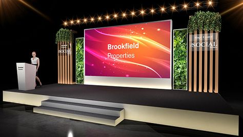 Simple Stage Design, Event Backdrop Design, Conference Stage Design, Summit Stage, Events Backdrop, Event Stage Design, Conference Decor, Led Backdrop, Event Entrance Design