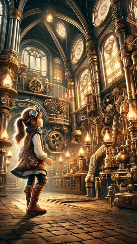 Steam Punk Aesthetic Art, Steampunk Inventor Aesthetic, Steam Punk World, Steampunk Scenery, Steampunk Aesthetic City, Steampunk World, Steampunk Sky City, Punk Wallpaper, Steampunk Illustration