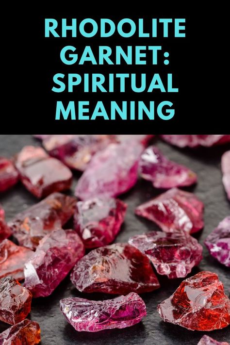 Rhodolite Garnet Meaning, Rhodolite Meaning, Garnet Meaning, Crystals Meanings, Crystal Healing Stones, Crystals Healing, Spiritual Health, Red Gemstones, Spiritual Meaning