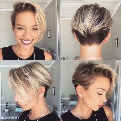 Trendy layered long pixie haircut for women Long Pixie, Bob Pendek, Kort Pixie, Long Pixie Cuts, Hairstyles Messy, Short Pixie Haircuts, 짧은 머리, Undercut Hairstyles, Short Hair Styles Pixie