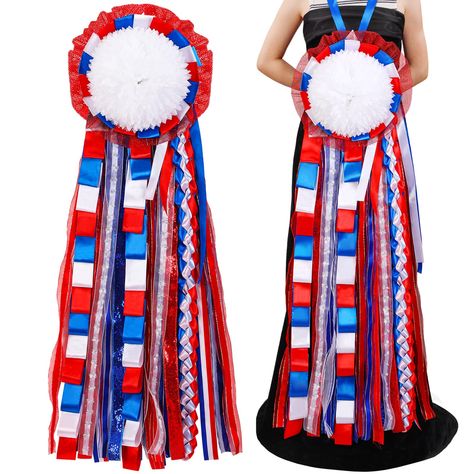 PRICES MAY VARY. Package Inclusive: this offer includes a fully assembled, ready to show homecoming mum flower set; It saves you the stress of sourcing for separate homecoming mum craft accessories; Spend less time prepping and more time enjoying the moment Impressive Size: with a substantial diameter of 8.5 inches/21.5 cm and length of 47 inches/120 cm, these homecoming mum supplies are designed to catch the eye and be the main attraction in any festivity; They effortlessly elevate the spirit o Crafts For Back To School, Mum Supplies, Blue Artificial Flowers, Unique Homecoming Mums, Homecoming Flowers, Mum Flower, Homecoming Week, Homecoming Mums Diy, Mums Flowers