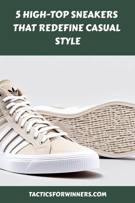 5 High-Top Sneakers That Redefine Casual Style High Top Nike, Elegant Sneakers, Top Shoes For Men, Reebok Royal, Hightop Sneakers, Elegant High Heels, White High Tops, Latest Shoe Trends, Men's Korean Style