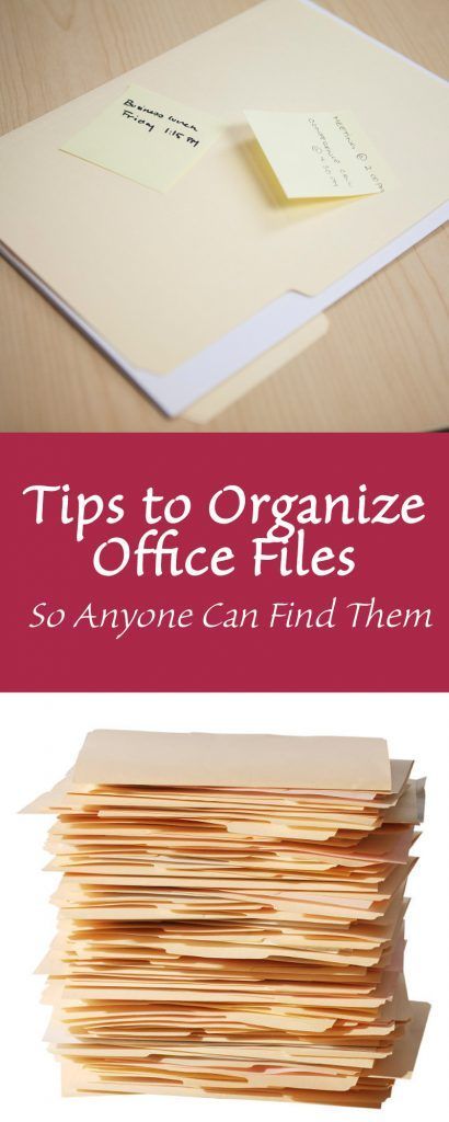 Tips to Organize Office Files – So Anyone Can Find Them - business tips on file management. Organize Office, Office Organization Tips, Office Organization Business, Business Desk, Office Organization Files, Office Organization At Work, File Management, Office Files, Small Business Organization