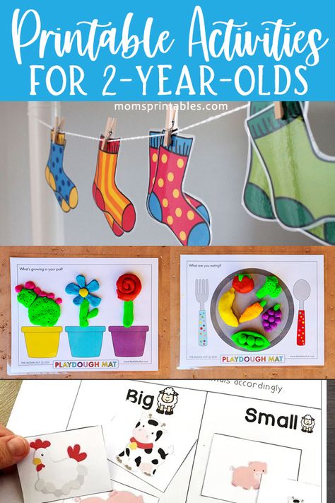 Printable Activities for 2-year-olds | Printable Worksheets for 2-year-olds | Printable Activities for 1-year-olds | Printable Activities for 3-year-olds | 20 free printable activities for 2-year-olds on Moms Printables! Two Year Old Printables, Lessons For Two Year Olds, Two Year Old Homeschool Curriculum, Play Ideas For 2 Year, 30 Month Old Activities, Worksheet For 2 Year Baby, Things To Do With A 2 Year, Activities For 2 Year Kids At Home Printable, 2 Year Educational Activities