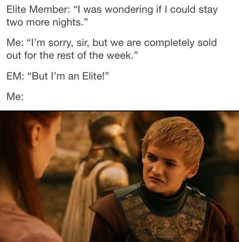 Elite members be like Receptionist Memes, Hospitality Humor, Receptionist Humor, Hotel Humor, Retail Humor, Hotel Worker, Workplace Humor, Memes Of The Day, Funny Work