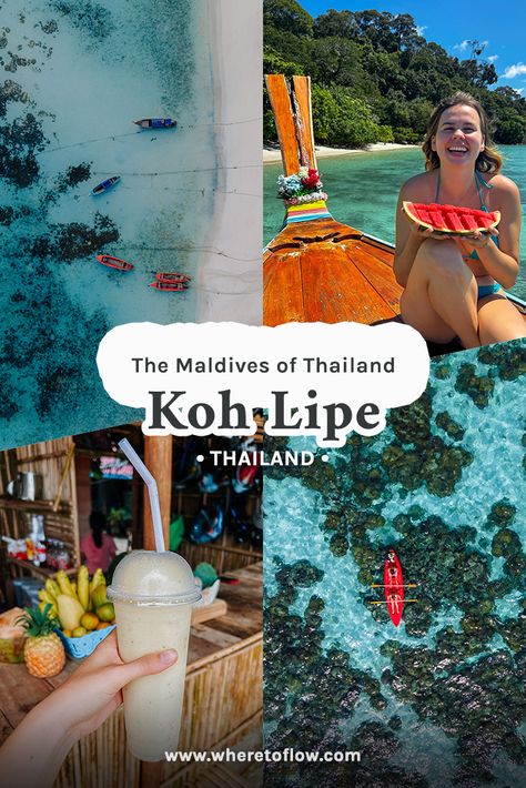 Koh Lipe is Thailand’s small island paradise! We know what you’re thinking – aren’t all Thai Islands paradisiacal?! What makes Koh Lipe so special? Well, picture a very tiny island where you can walk everywhere, surrounded by crystal-clear waters filled with colorful corals just knee-deep. Keeping it short and simple, this tiny tropical island is a snorkeling paradise! Best Thailand Islands, Thailand Hikes, Koh Lipe Thailand, Thailand Snorkeling, Thailand Islands, Thailand Honeymoon, Koh Lipe, Thai Islands, Thailand Itinerary