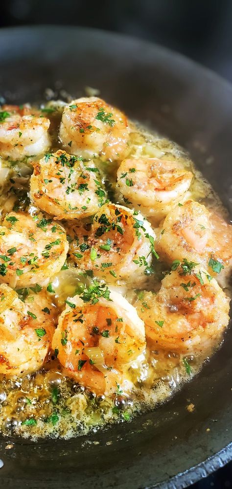 Shrimp Scampi - Easy DIY Recipes Shrimp Scampi Ingredients, Jumbo Shrimp Recipes, How To Make Shrimp, Squeezed Lemon, Jumbo Shrimp, Shrimp Scampi, Dry White Wine, Diy Recipes, Dazai Osamu