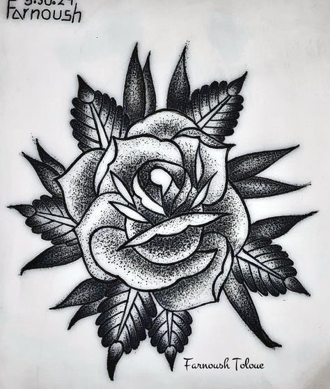 Tattooing this Rose Design helps improve your line work and allows you to practice different shading techniques depending on your skill and preference. 👇🏽👇🏽👇🏽 ✴️For this design, I used a 5RL needle and did #stipple and #whipshading 🩶Feel free to drop any questions in the comments! #shadingtattoo #stippletattoo #whipshaded #tattoodesign #tattootips #tattoorealistic #tattooflower #3rl #3rlonly #tattooneedles #tattooshop #tattoomachine Tattoo Stipple Shading, Stipple Tattoo, Shading Techniques, Tattoo Needles, Line Work, Tattoo Machine, Stippling, Design Help, Tattoo Shop