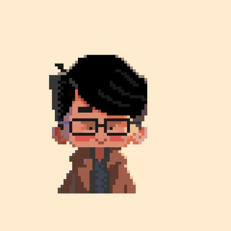 Pixel Art Ideas Pixel Art Self Portrait, Pixel Art Portrait Tutorial, Pixel Portrait Art, Pixel Character Portrait, Pixel Art Challenge, Pixel Art Person, Pixel Art Hair, Pixel Art Face, Characters Pixel Art