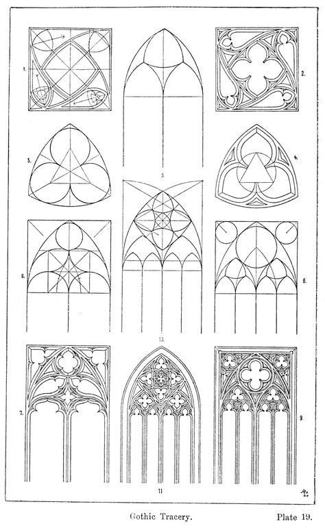 This week I’m finishing up work on an aumbry for a future issue of Popular Woodworking Magazine. More than anything, this project has been about exploring Gothic geometry. But as with any project, I always have a lot of detours and dead ends. The pierced carvings on the front of the aumbry are fairly simple, yet I was afraid they would be off-putting for some beginning woodworkers. So I started … Gothic Geometry, Gothic Architecture Drawing, Tato Mandala, معرض فني, 3d Templates, Gothic Windows, Istoria Artei, Church Windows, Woodworking Magazine