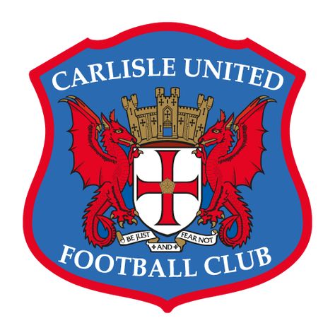 English Football Teams, Carlisle United, Exeter City, Logo Club, British Football, Premier League Teams, English Football League, Team Badge, Football Team Logos