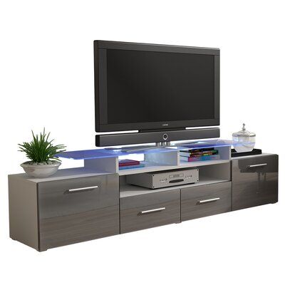 Tv Stand White, Contemporary Entertainment Center, Tv Stand For Sale, Tv Unit Furniture, Modern Entertainment Center, Cool Tv Stands, Tv Stand Wood, Tv Stands And Entertainment Centers, Modern Tv Stand