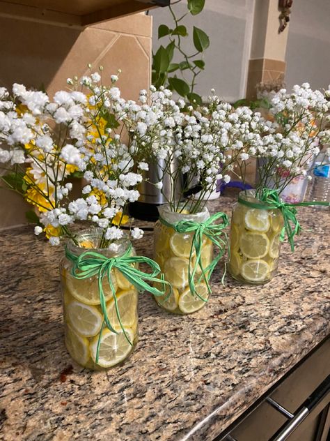 I made these for my daughter’s lemon themed first birthday. Very simple yet very elegant:) Lemon Birthday Theme Cake, Lemon Party Theme Decorations, Lemon First Birthday Theme, Lemon Birthday Theme, Lemonade Theme Party, Lemon Party Theme, Lemonade First Birthday Party, Lemon 1st Birthday, Lemon First Birthday