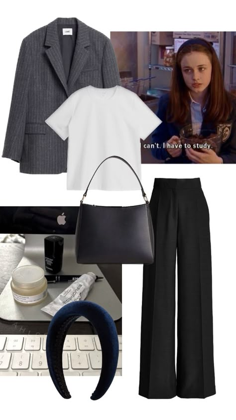 Aesthetic Outfits Classy, Chic School Outfits, Office Outfits Aesthetic, Old Money Business Casual, Casual Chic Aesthetic, Minimal Chic Style Outfits, Minimal Chic Outfit, Spring Summer Capsule Wardrobe, University Outfit