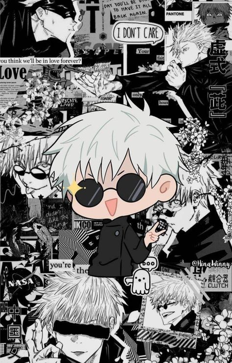 Aesthetic Gojo, Gojo Satoru Wallpaper, Genos Wallpaper, Chibi Wallpaper, Anime Lock Screen Wallpapers, Recent Anime, Anime Printables, Cool Anime Backgrounds, Anime Wallpaper Phone