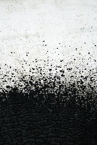 Exploded | Tar sprayed on a wall | photoalternative | Flickr Abstract Black And White, Galaxy Painting, Black And White Painting, Trendy Wallpaper, Painting Wallpaper, White Texture, White Wallpaper, Textured Wallpaper, Black Wallpaper