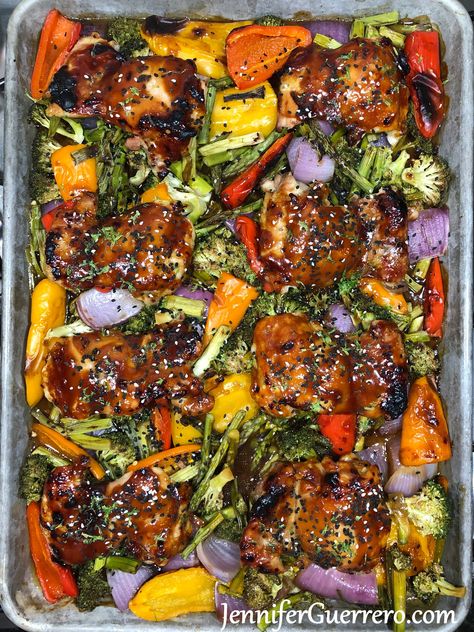 Pioneer Woman Sheet Pan Teriyaki Chicken, Best Sheet Pan Chicken, Quick Dinner Ideas Pioneer Woman, Sheet Pan Curry Chicken Pioneer Woman, Sheet Pan Curried Chicken Pioneer Woman, Spiced Chicken Sheet Pan Supper Pioneer Woman, Meat Sheet Pan Dinners, Asian Chicken Sheet Pan Dinner, Chicken Sheet Pan Dinner Ideas