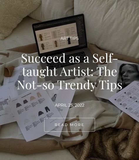 In this "The Art and Beyond" article, you will discover some straightforward tips and techniques that I know will be helpful to your journey of becoming a self-taught artist. Self Taught Artist Curriculum, How To Be An Artist, Artist Life Aesthetic, Working Artist, Successful Artist, Become An Artist, Artistic Lifestyle, Self Taught Artist, Artist Tutorials