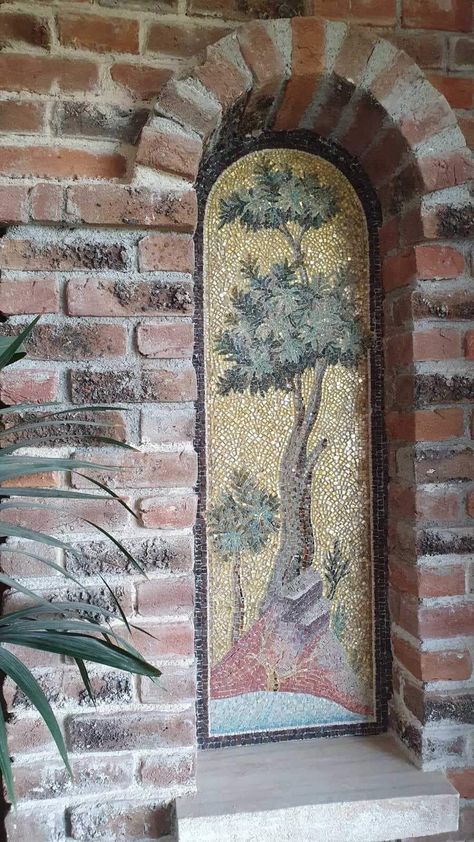 Tile Art Projects, Ancient Mosaic, Mosaic Furniture, Forest Cottage, Mosaic Pots, Mosaic Floor Tile, Modern Mosaics, Mosaic Tile Art, Classic Tile