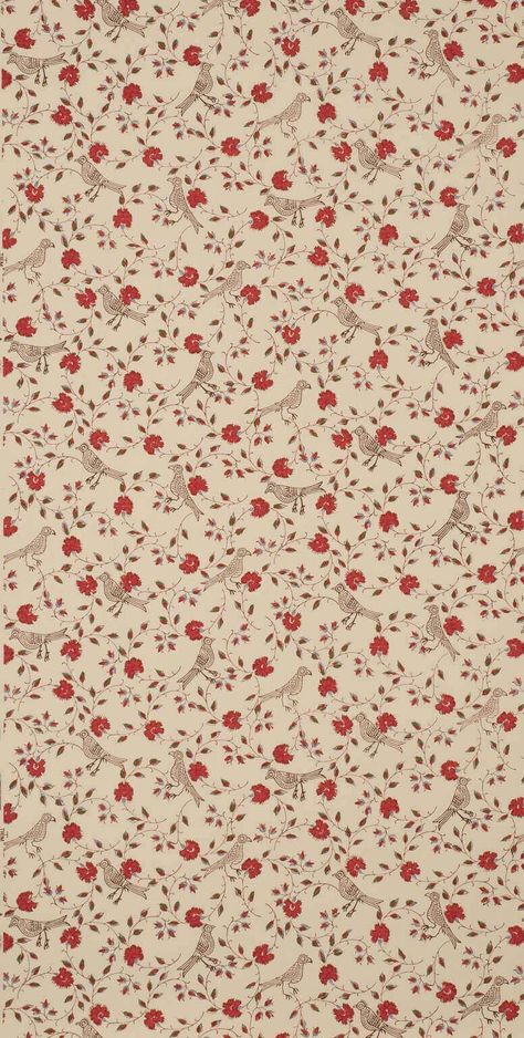 Pierre Frey Braquenié | Wallpapers Wallpaper bengali - Antique Red (BP203002) Paranormal Backgrounds, French Wallpaper Aesthetic, Red Wallpaper Christmas, Eaves Bedroom, Pierre Frey Wallpaper, Scrapbooking Background, Wallpaper Victorian, Textiles Gcse, Rug Quotes