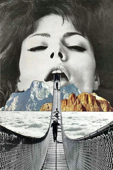 40 Clever And Meaningful Collage Art Examples Sammy Slabbinck, Kollage Konst, Surrealist Collage, Art Du Collage, Collage Kunst, Surreal Collage, Seni 3d, The Great Escape, Wow Art