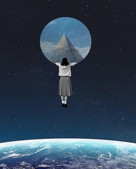 Art Spatial, Art Du Collage, Collage Kunst, Surreal Collage, Art Et Illustration, Collage Design, Lucid Dreaming, 판타지 아트, Arte Pop