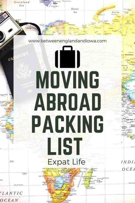 Moving abroad packing list with world map and passport behind text Packing List For Moving, Study Abroad Packing List, Study Abroad Packing, Abroad Packing List, Bali Outfit, Honeymoon Packing List, Summer Packing Lists, College Packing Lists, Moving To Germany