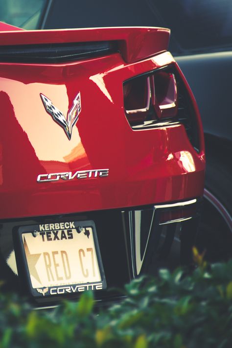 Red Corvette, Corvette C7, Corvette Stingray, Stingray, Supercars, Red