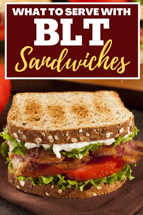 Transform your BLT sandwich into an unforgettable meal with these 12 savory side dishes. From macaroni salad to crispy potato chips, these sides are sure to delight. Quick Easy Summer Side Dishes, Blt Ideas Sandwiches, Sides To Go With Blt Sandwiches, What Goes Good With Blt Sandwich, The Best Blt Sandwiches, Blt Sides Ideas, Sides To Sandwiches, Best Bread For Blt Sandwich, Blt Dinner Ideas