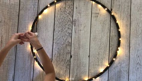 Hula Hoop Ideas, Hula Hoop Canopy, Hoop Canopy, Hula Hoop Light, Hoop Garden, Paper Lantern Chandelier, Hoop Decorations, Diy Hula Hoop, Hula Hoop Chandelier