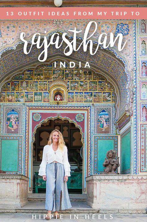 What to wear in India! Exact outfit ideas in Rajasthan | india packing, india packing list, india tips What To Wear In India, Travel Ootd, Travel Photography Europe, Best Travel Quotes, Travel Clothes, Places To Shop, Travel Clothes Women, Trip Outfits, Travel Pants