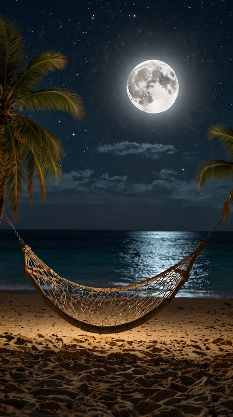 Nature, Full Moon Beach, Fantasy Beach, Dreamy Nature, Beautiful Moon Pictures, Soothing Images, Calming Images, Moon Beach, Beautiful Good Night Images