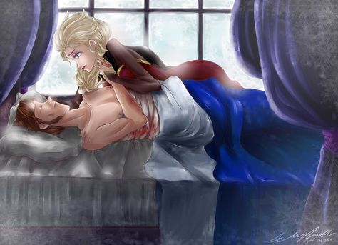 Wake Up by ARSugarPie Hans And Elsa, Dark Jack Frost, Frozen Hans, Elsa Jack, Jelsa Fanart, Elsa And Hans, Frozen Love, Olaf's Frozen Adventure, Jack Frost And Elsa