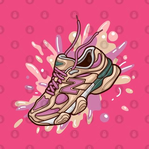 Joe Freshgoods NB 9060 Sneaker Art - Joe Freshgoods Nb 9060 Sneaker Art - T-Shirt | TeePublic Sneaker Illustration, Nb 9060, Balance Illustration, Joe Freshgoods, Design Kaos, New Balance 9060, Rug Ideas, Sneaker Art, Canvas Painting Designs