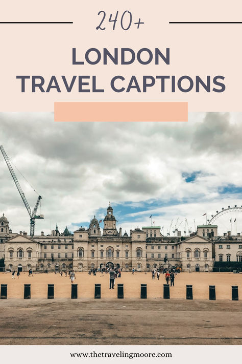 240 Short & Funny London Captions for Instagram Captions For London Pictures, London Instagram Captions, London Captions Instagram, London Travel Photos, Sunset Captions, Funny Instagram Captions, Selfie Captions, London Vacation, Travel Captions