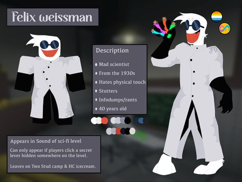 My Regretevator oc, Felix Weissman the mad scientist. Scientist Oc Art Male, Male Scientist Oc, Test Subject Oc, Mad Scientist Drawing, Mad Scientist Character Design, Mad Scientist Oc, Scientist Oc Art, Scientist Character Design, Regretevator Oc