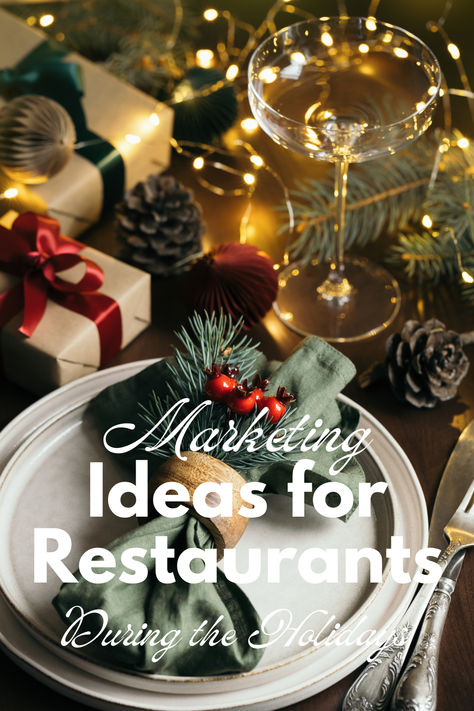 There are many fun and festive ways to bring people to your restaurant throughout late-November and December. Here are eight holiday restaurant promotions and marketing ideas to try in 2023. Christmas Decor Restaurant, Christmas Decorations Restaurant, Restaurant Promotion Ideas, Holiday Marketing Ideas, Christmas Restaurant, Christmas Catering, Holiday Catering, Restaurant Promotions, Spiked Eggnog