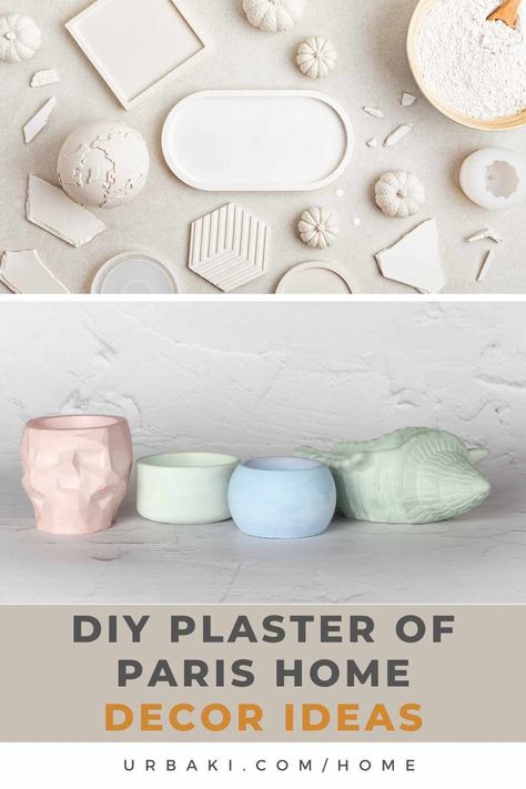 If you're looking for an affordable and creative way to breathe new life into your home decor, you're in for a treat. Plaster of Paris is a versatile material that can be used for a wide range of DIY projects. In this article, we'll explore 10 easy and charming home decor ideas that you can make at home with Plaster of Paris. We've even put together a step-by-step video tutorial to guide you through each project. Crafting Your Space: The Magic of Plaster of Paris: Plaster of Paris is a... Diy Plaster Of Paris Recipe, Plaster Of Paris Tray, Plaster Tray Diy, How To Use Plaster Of Paris, Diy With Plaster Of Paris, Crafts With Plaster Of Paris, Plaster Of Paris Candle Holder, Plaster Diy Crafts, Plaster Of Paris Crafts Diy Videos