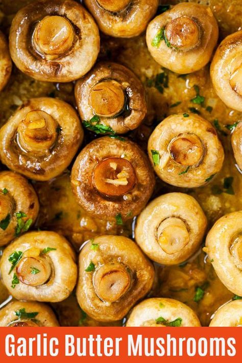 Sauteed mushrooms with garlic butter sauce, so yummy and easy. Make this perfect side dish for dinner, holidays or special occasions | rasamalaysia.com Easy Sauteed Mushrooms, Butter Mushrooms, Garlic Butter Mushrooms, Rasa Malaysia, Garlic Mushrooms, Vegetable Drinks, Sauteed Mushrooms, Easy Delicious Recipes, Cooked Vegetables