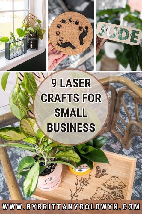 9 Laser Crafts for Small Businesses Laser Projects Ideas To Sell, Best Selling Laser Engraved Items, Top Selling Laser Projects, We Create Laser Projects, Small Laser Projects, Laser Engraving Acrylic Ideas, Small Laser Engraving Ideas, Wecreat Vision Laser Projects, Laser Projects That Sell