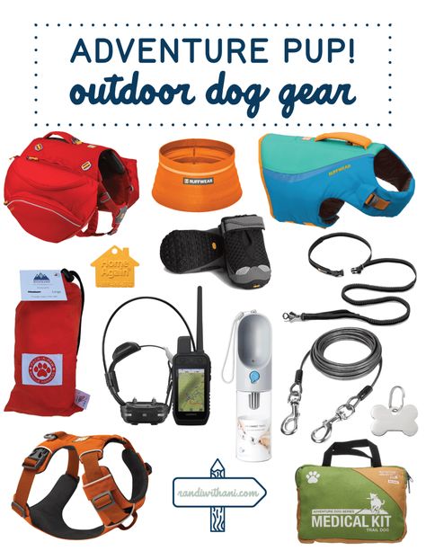 Hiking, camping, backpacking and paddling gear we use for our husky. Camping With Dogs Hacks, Dog Hiking Gear, Dog Camping Gear, Dog Hiking, Hiking Supplies, Trail Dog, Adventure Dog, Dog Camping, Hiking Dogs