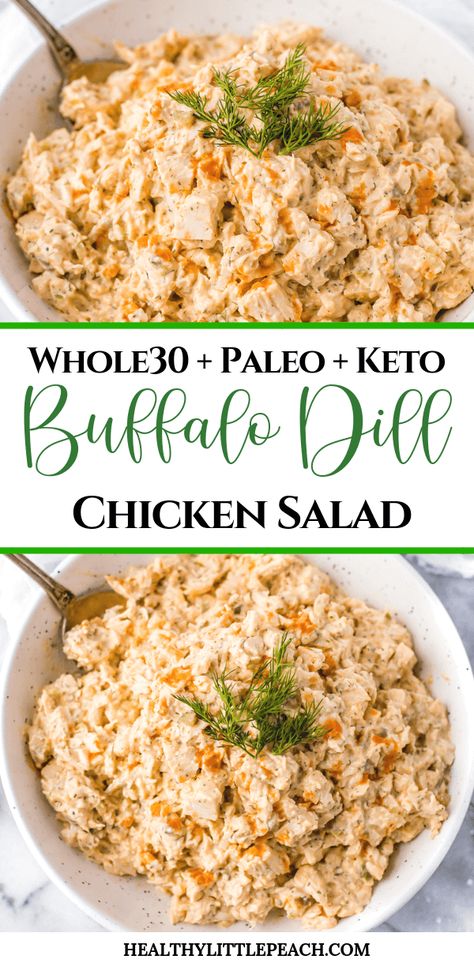 pepper Dill Chicken Salad, Dill Chicken, Buffalo Chicken Salad, Healthy Chicken Salad, Clean Eating Recipes For Dinner, Chicken Healthy, Salad Healthy, Clean Eating Dinner, Clean Eating Breakfast Recipes