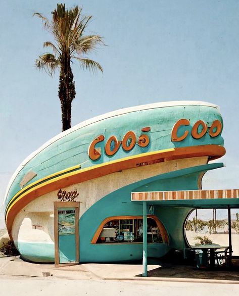 Retro Diner Decor, Blue Motel, Vintage Road Trip, Retro Signage, Googie Architecture, Midcentury Architecture, Diner Decor, Building Signs, American Diner